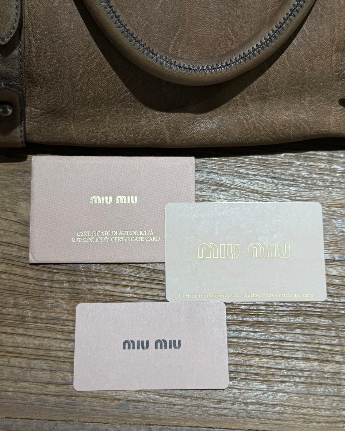 미우미우 브라운 비텔로 럭스 사첼 투웨이 토트백 상품이미지7