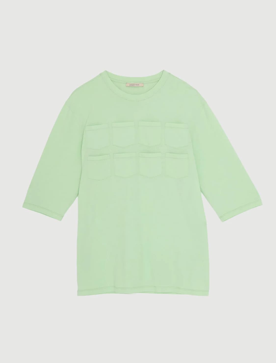 [S,M,L]팔로마울 Arisa 포켓 티셔츠/그린 상품이미지6