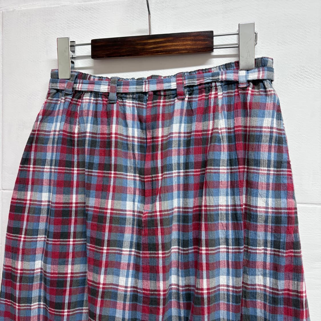 Drug store's 체크 트임 롱 스커트 JPN 상품이미지5