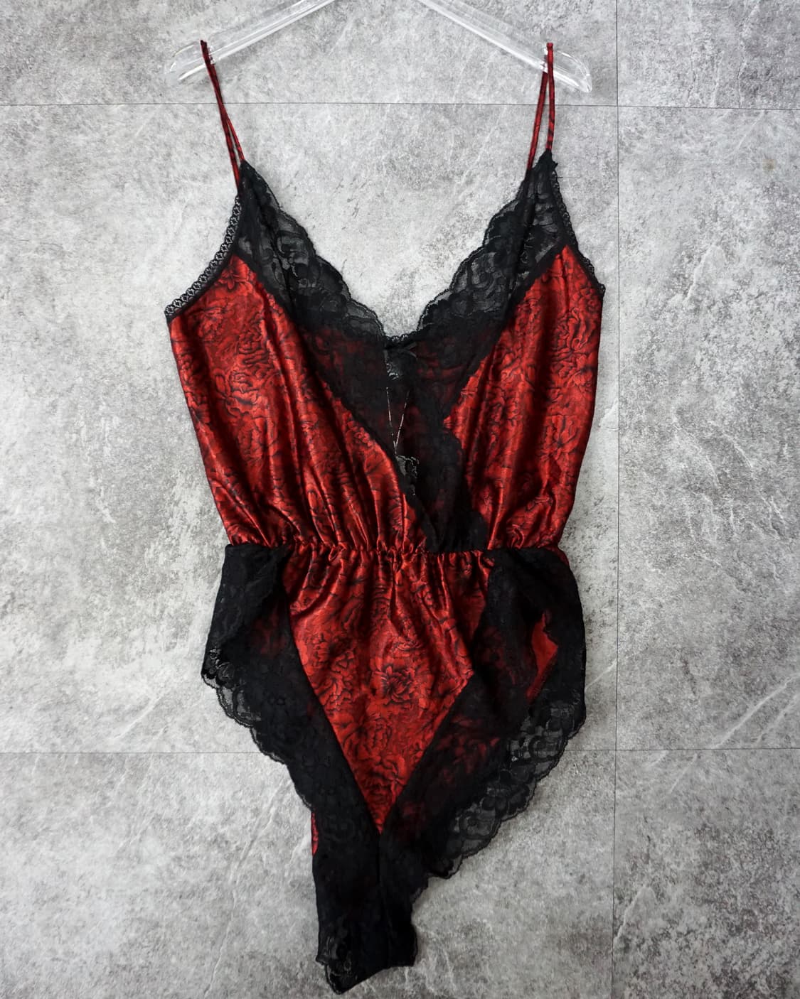 Red Lace Bodysuit 상품이미지1