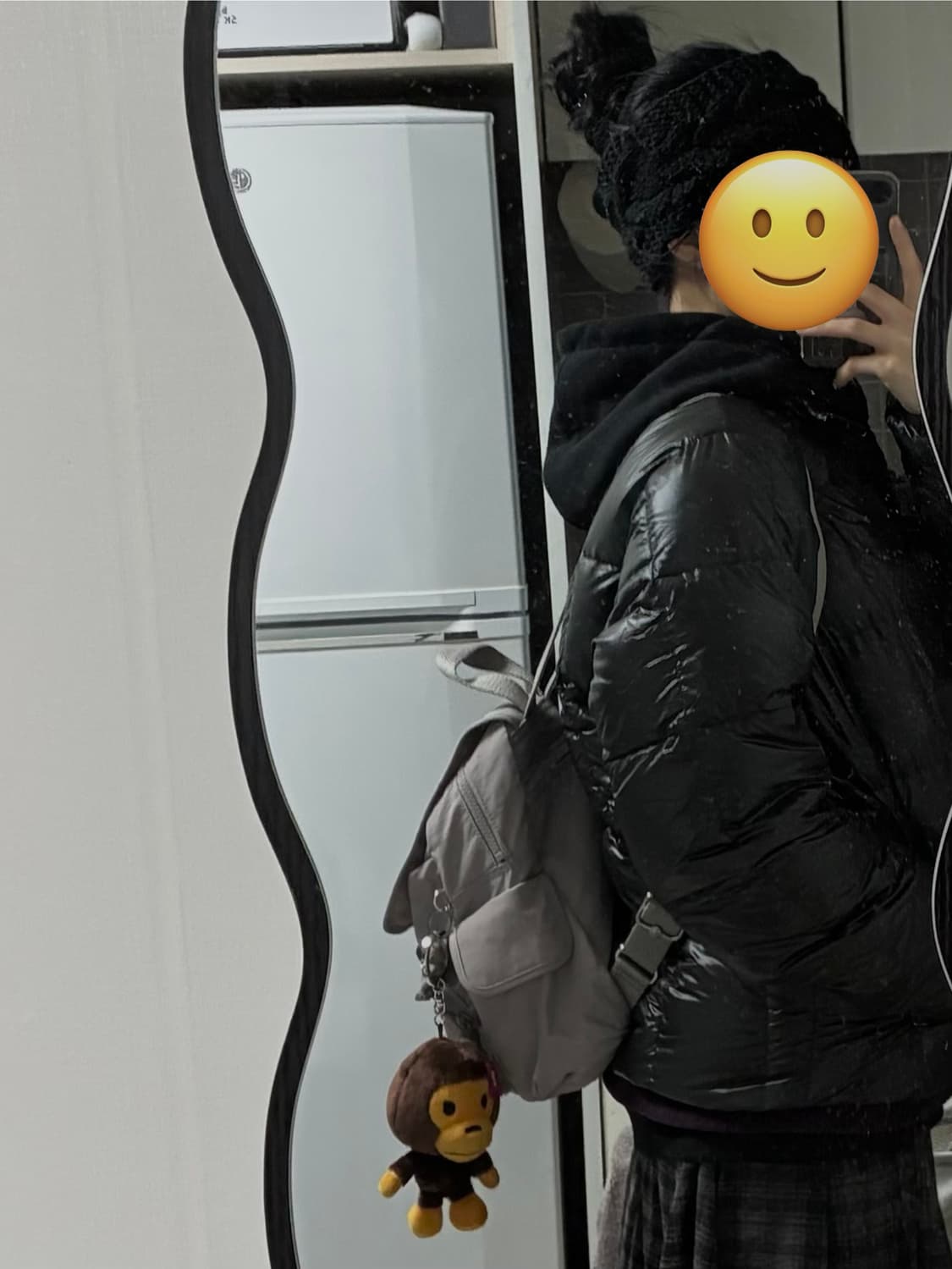 극희귀 정품 키플링 연그레이(퍼플 한방울) 미니 포켓 백팩 상품이미지4