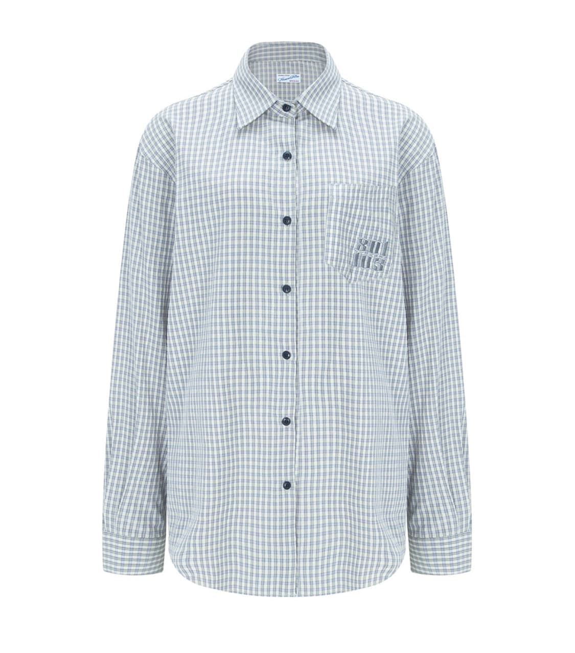 (새상품, 택O) 플리즈노팔로우 체크셔츠 Taryn Patch check 상품이미지5