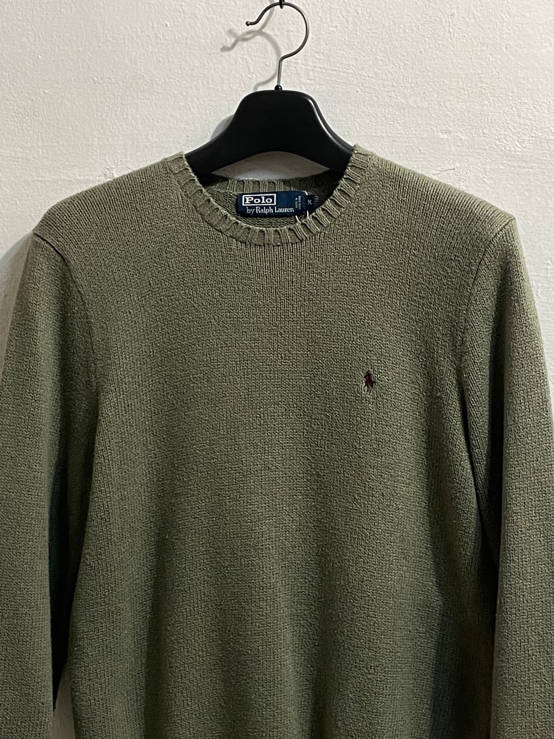 폴로 랄프로렌 카키 코튼 니트 상품이미지2