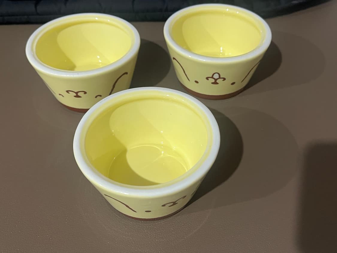 산리오 폼폼푸린 도자기 식기 소스볼 세트 접시 머그컵 상품이미지3