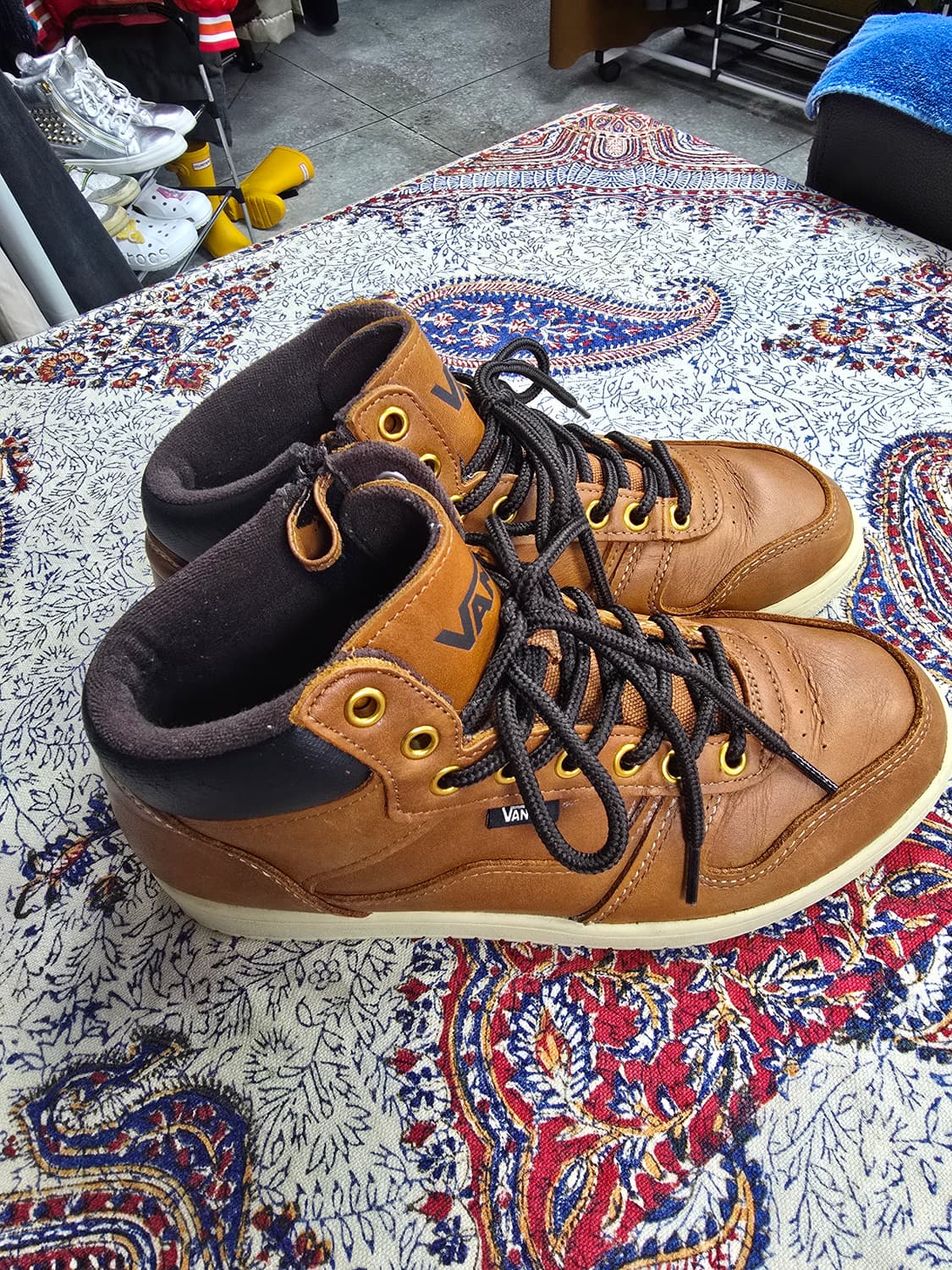 Vans 반스 브라운 레더 하이탑 (1541) 상품이미지2