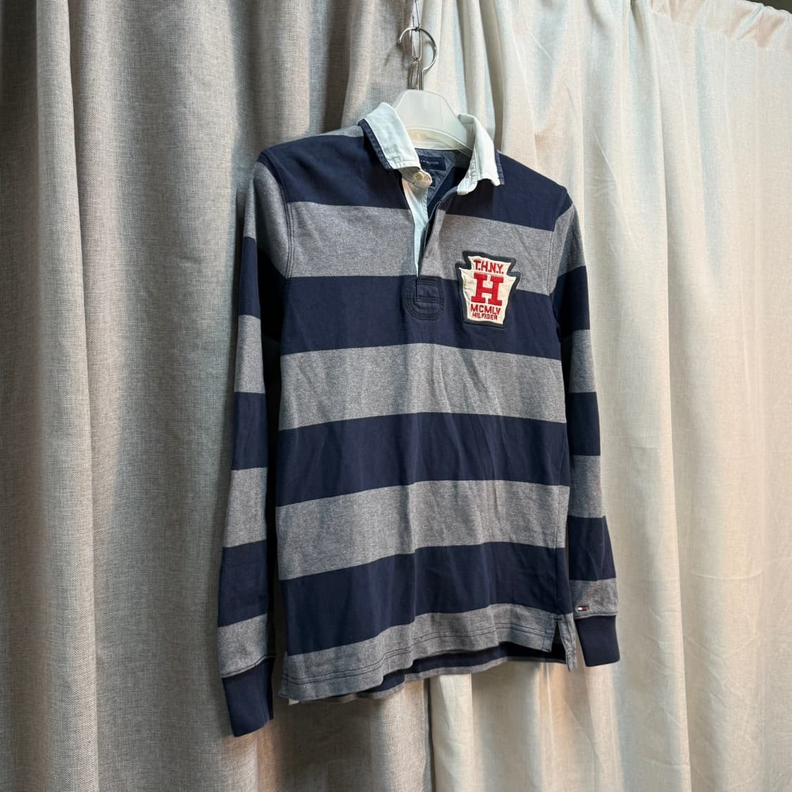 [95] 타미힐피거 스트라이프 럭비 긴팔티 맨투맨 상품이미지2