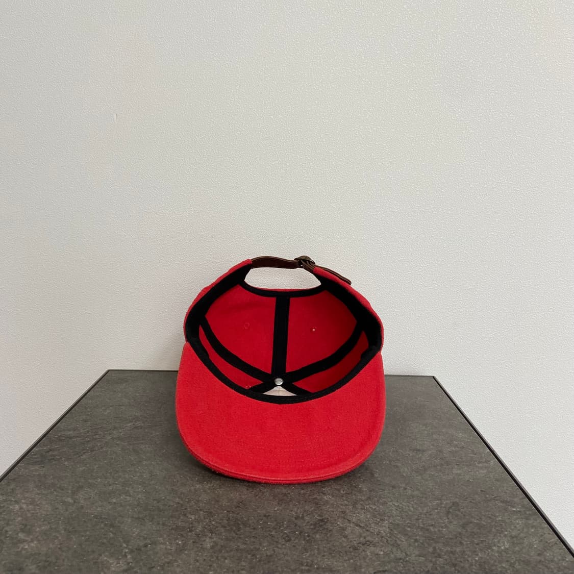 슈프림 클래식 로고 워시드 린트 레드 볼캡 모자 6패널 캡 상품이미지5