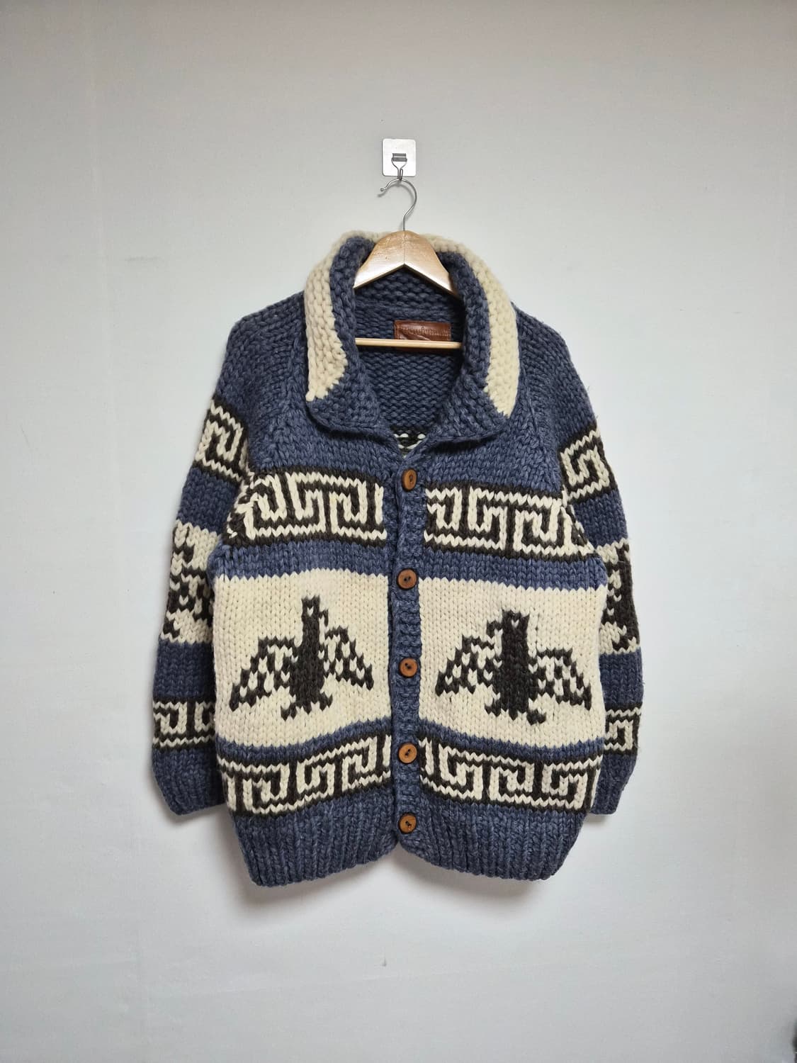 코위찬셰퍼드 독수리 코위찬 가디건 Free사이즈 - K53 상품이미지1