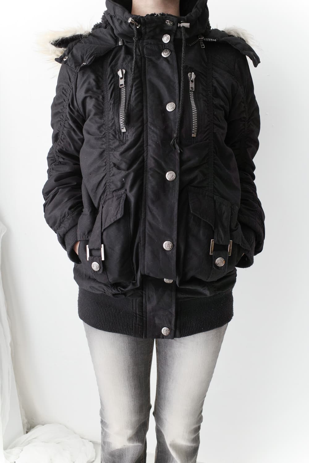 shirring snap hood padding 상품이미지7