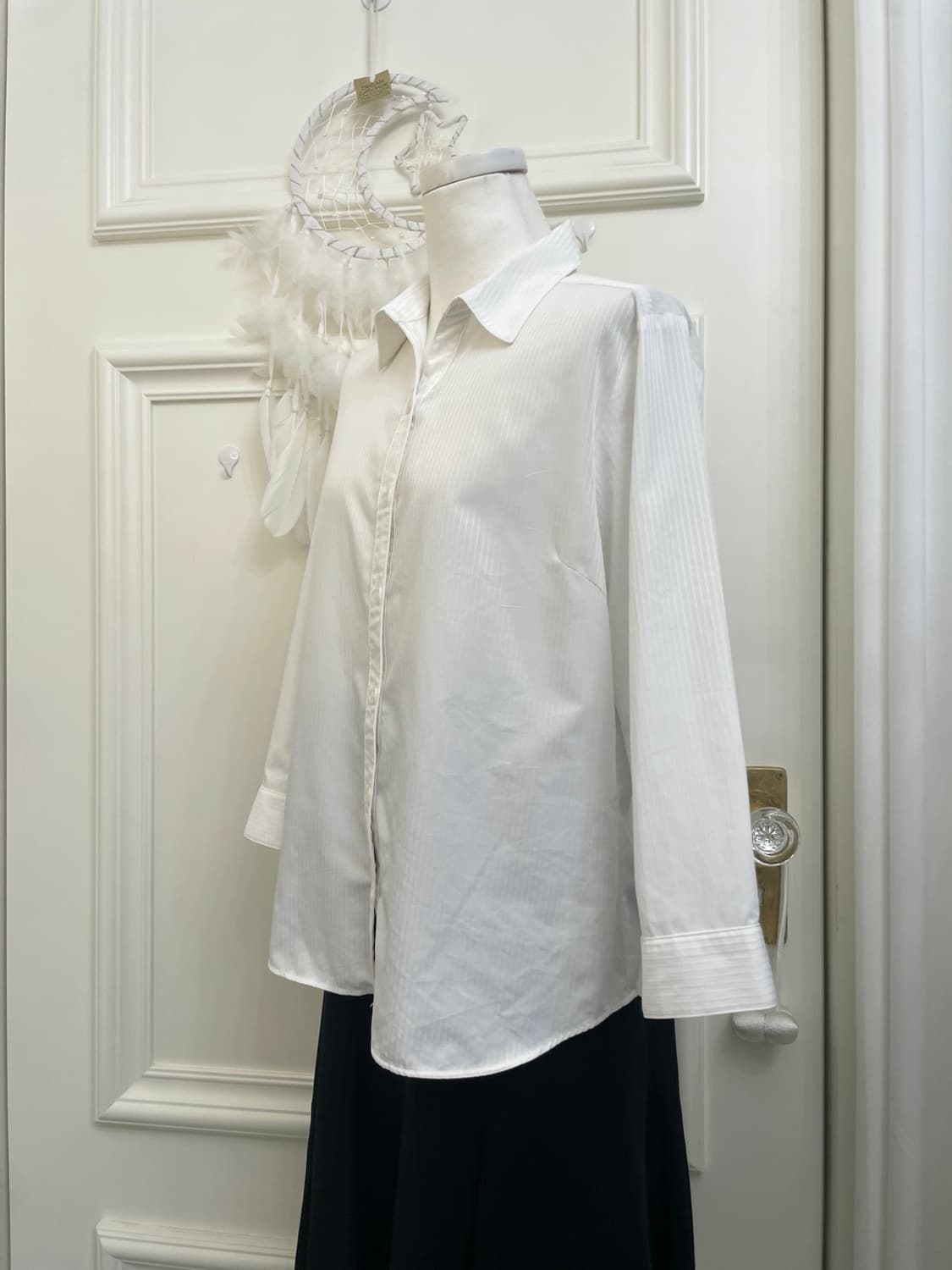 lavender v-neck soft sweater&white basic 상품이미지9