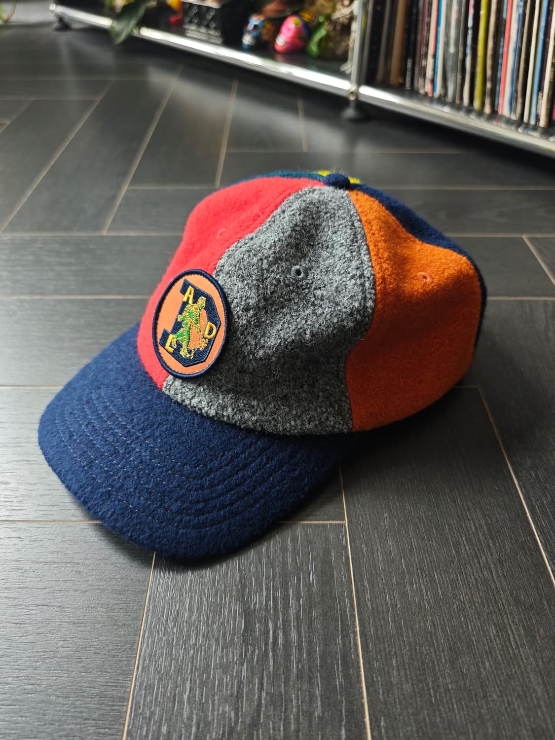 에임레온도르 드레익스 콜라보 컬러 블록 패치 볼캡 모자 상품이미지2