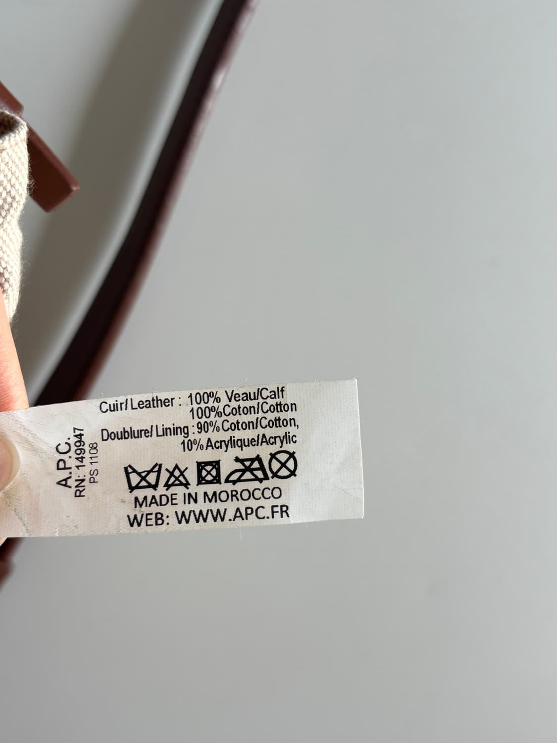 A.P.C. 아페쎄 라탄 가란스 버킷백 상품이미지8