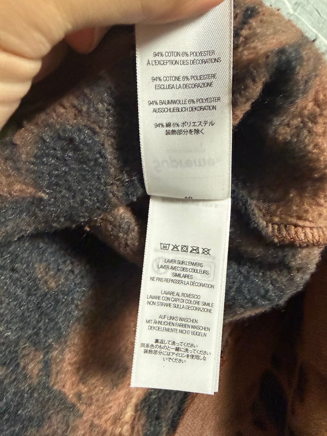 슈프림 스몰박스로고 타이다이 맨투맨 XL 새상품  상품이미지5