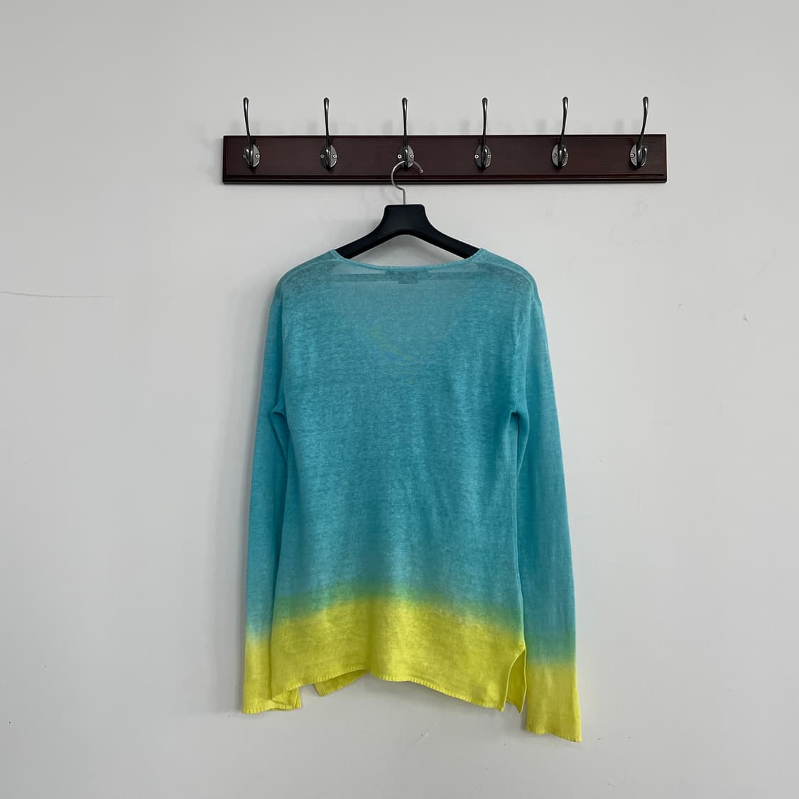 폴로 랄프로렌 V 넥 코튼 그라데이션 니트 미사깔 상품이미지2