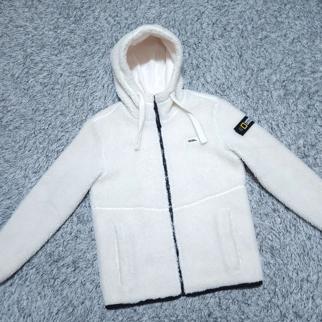 내셔널지오그래픽) M 남자 뽀글이 양털후드집업 / 왕눈이샵 상품이미지2