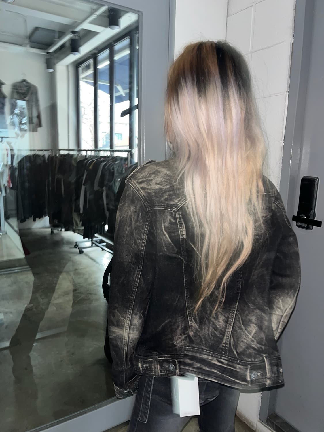 버커루 데님 그런지 집업 자켓 상품이미지7