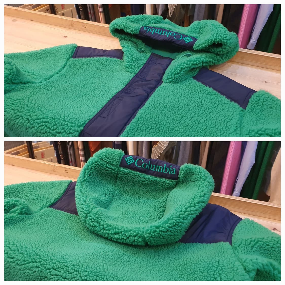 100.컬럼비아 양털 쉐르파후리스 상품이미지4