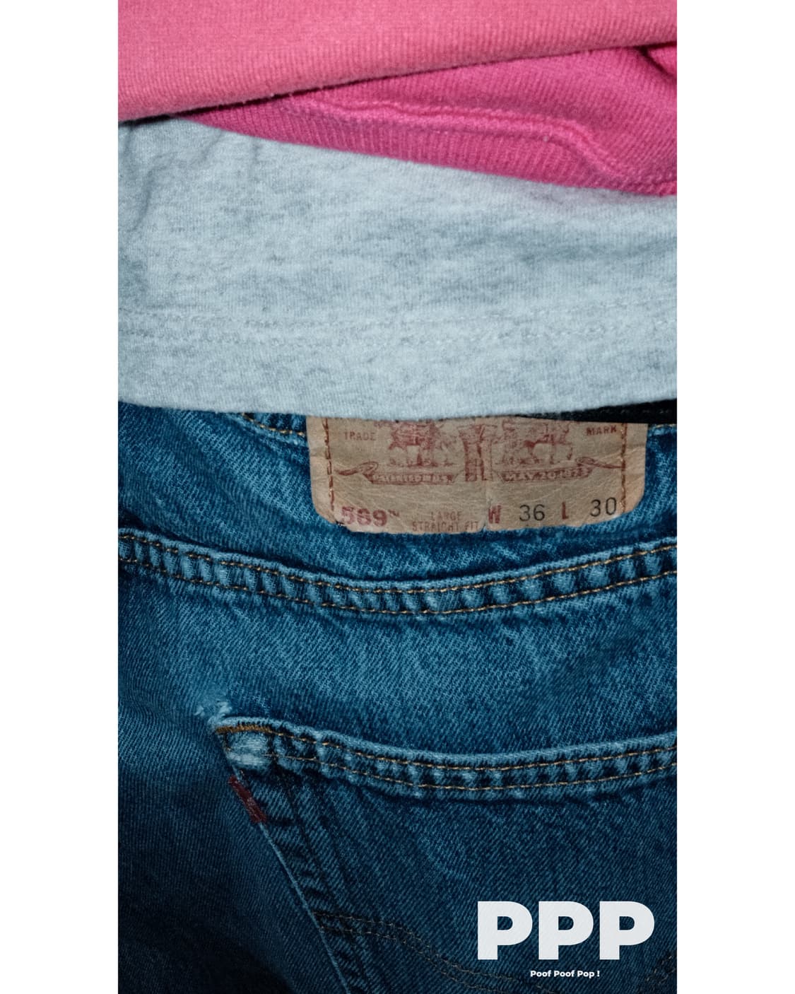 90s Levi’s 569 Large Straight Fit USA 상품이미지2