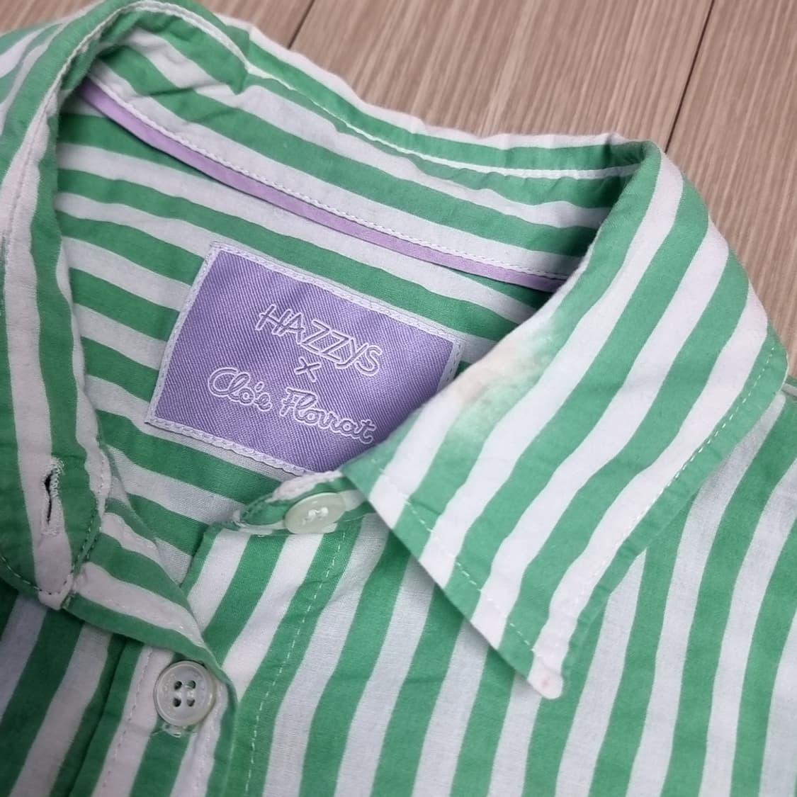 헤지스(HAZZYS) 클로에 플로라(Cloe Flovrat)협업 셔츠(s 상품이미지4