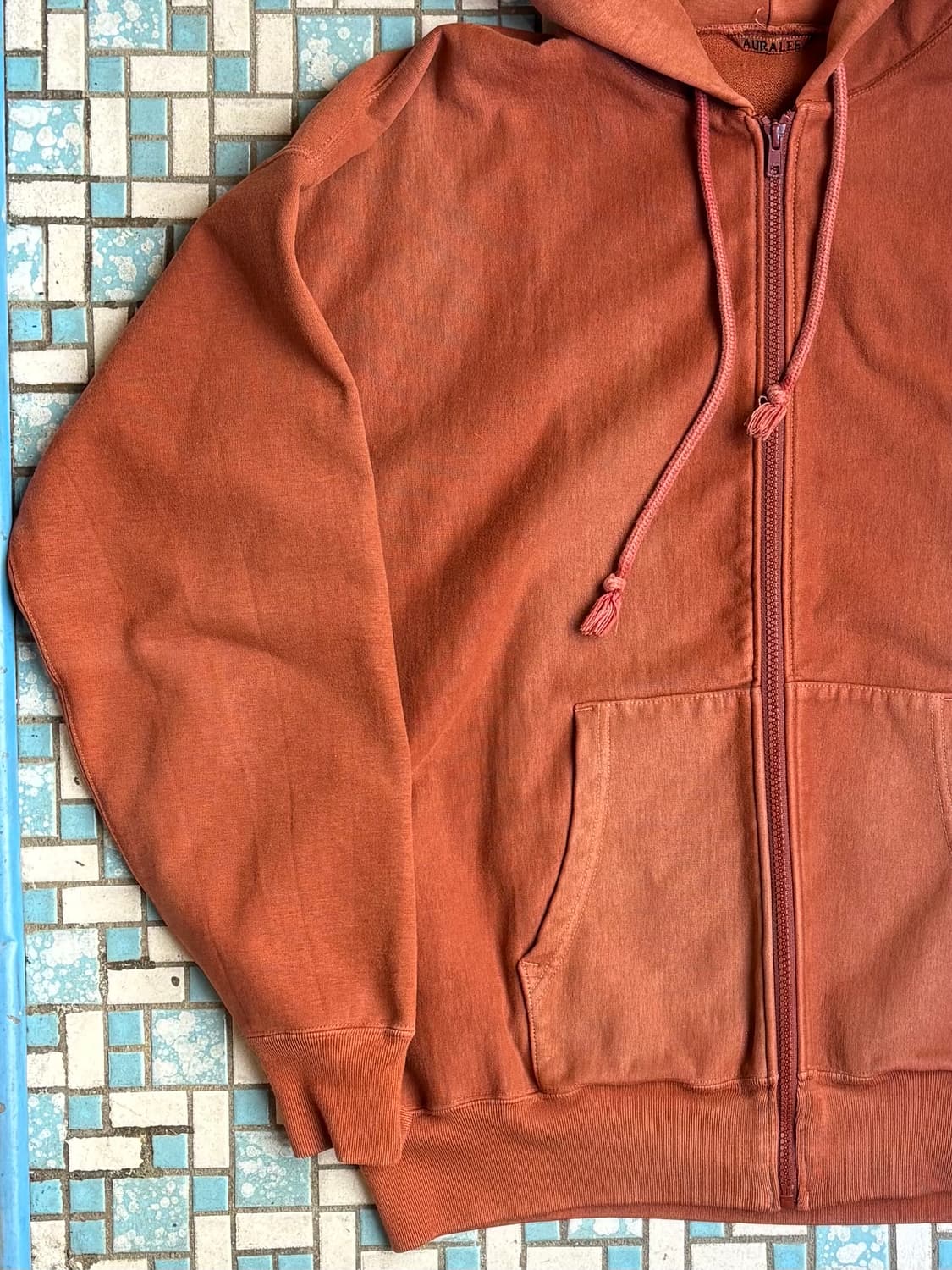 AURALEE SUPER MILLED SWEAT ZIP PARKA 상품이미지3