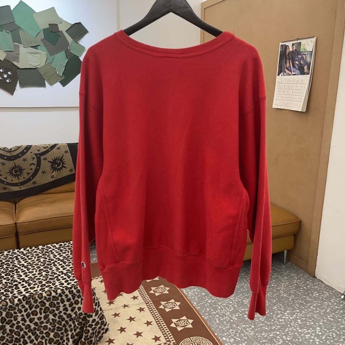 챔피온 리버스위브 올드스쿨 레트로 Y2K 기모 맨투맨 L C09534 상품이미지4