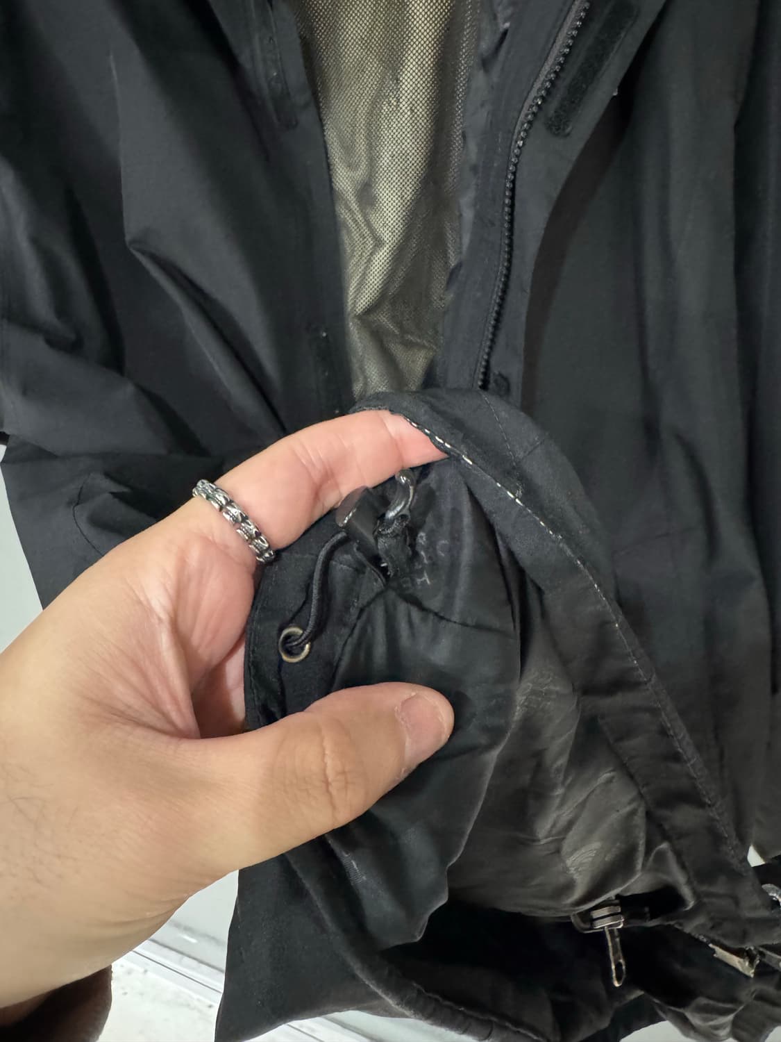 노스페이스 고어텍스 블랙 투웨이 바람막이  상품이미지9