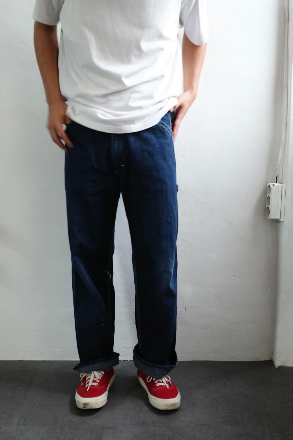 리 데님 카펜터 팬츠 상품이미지3