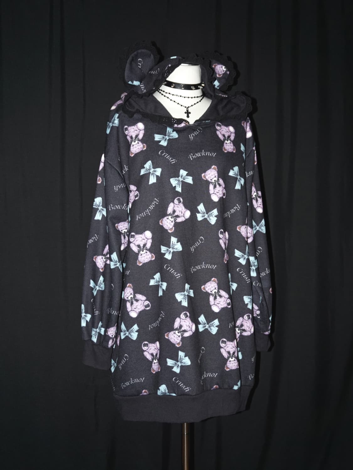 gothic teddy bear ear hood  상품이미지2