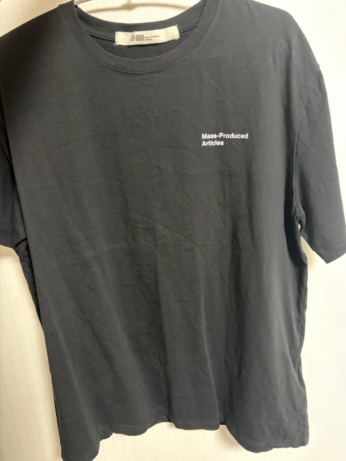 플라스틱프로덕트 반팔 MPa T-SHIRT (BLACK)  상품이미지2