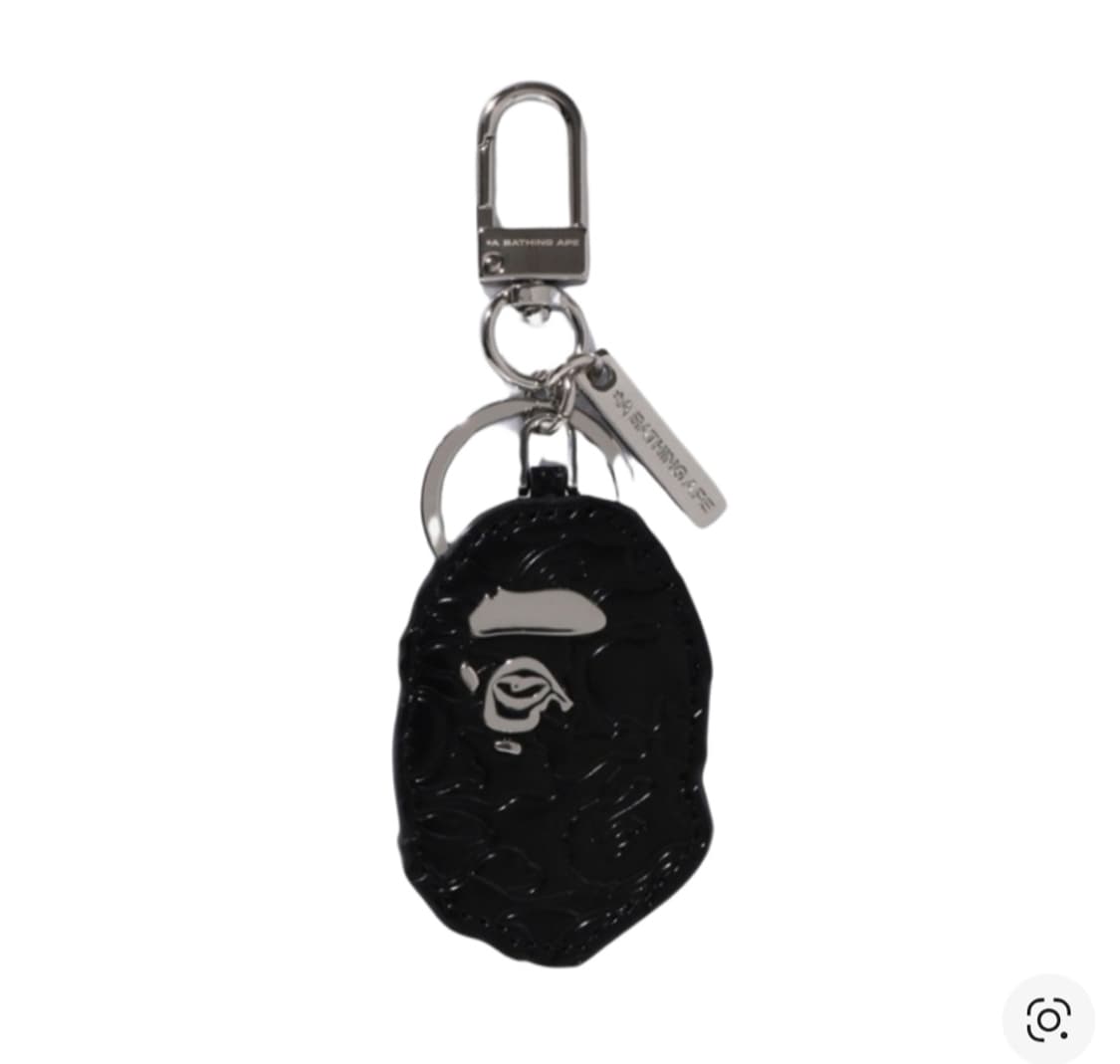 베이프 에이프 헤더 레더 키링 상품이미지1