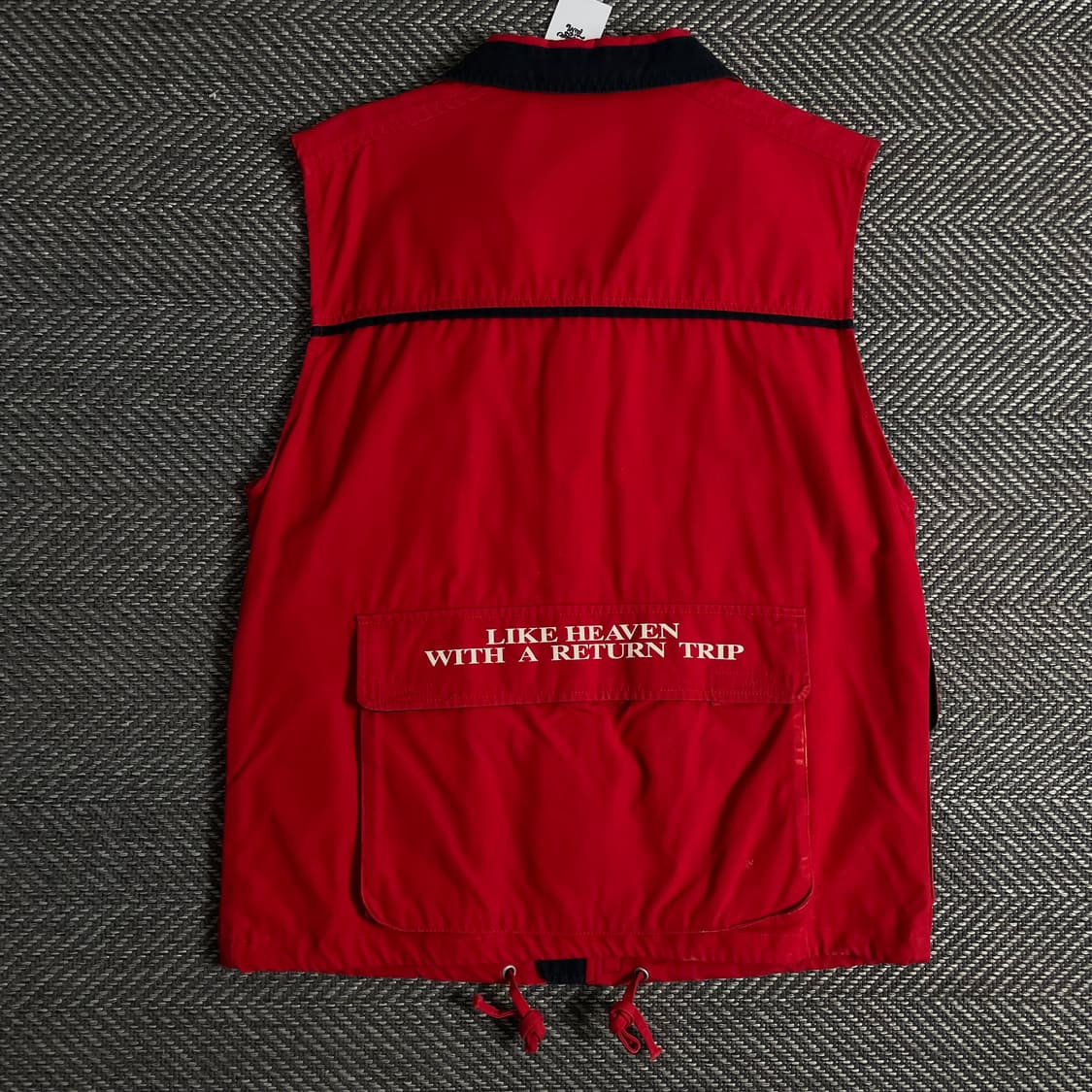 90s 필라 빅로고 올드스쿨 헌팅 베스트 o 3345 상품이미지3