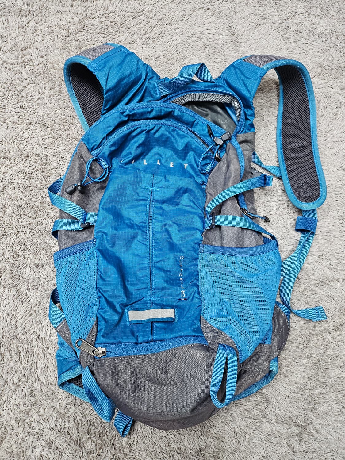 밀레 아웃트랙 15L 등산 배낭 블루 (레인커버포함) 상품이미지2