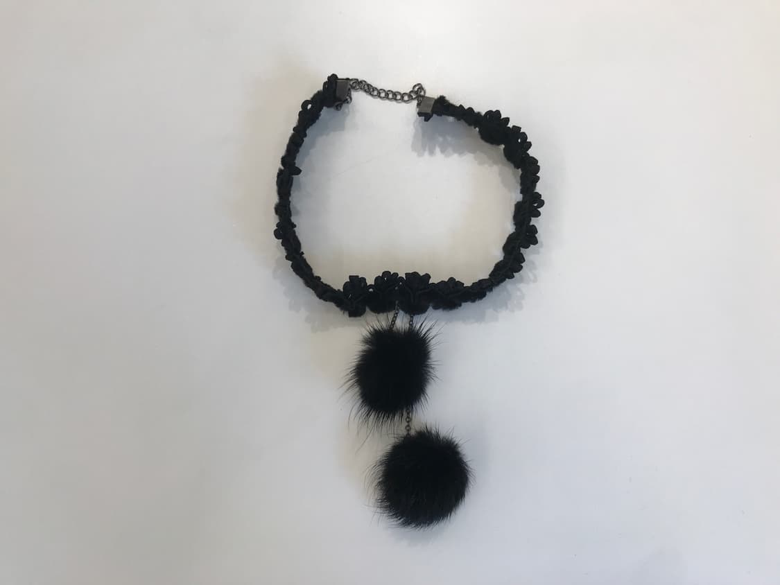Pompom choker 상품이미지1