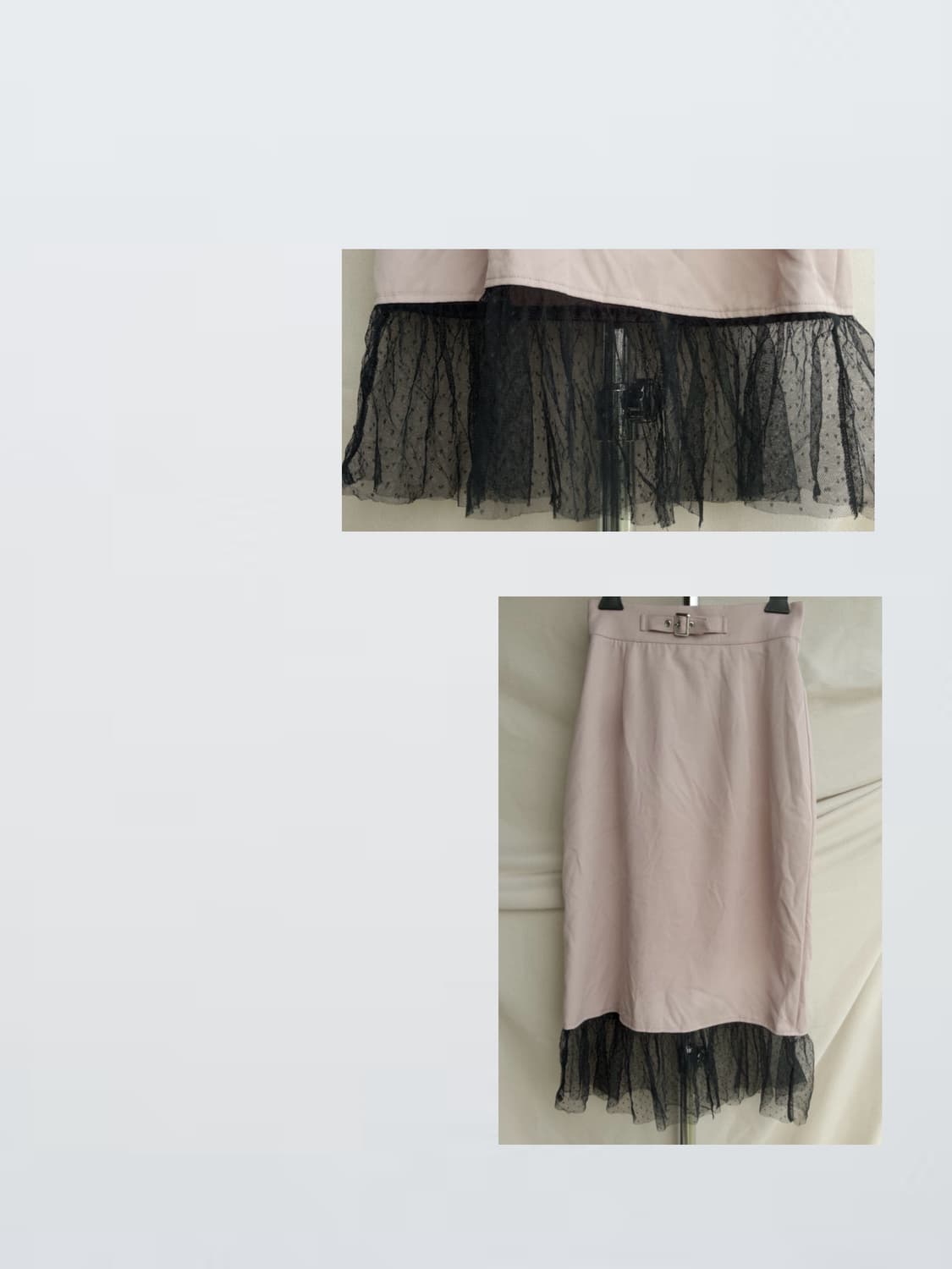 Pink Belted Skirt 핑크 벨트 스커트 상품이미지1