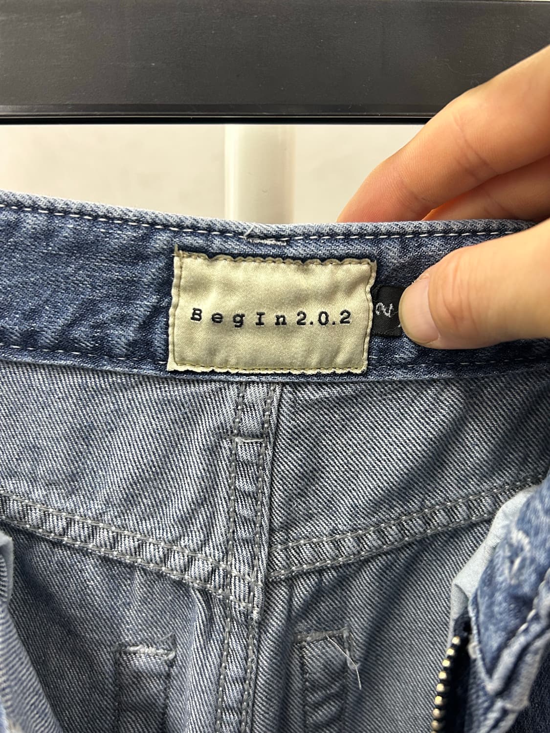 Begin2.0.2 비긴2.0.2 와이드 플리츠 데님 팬츠 상품이미지5