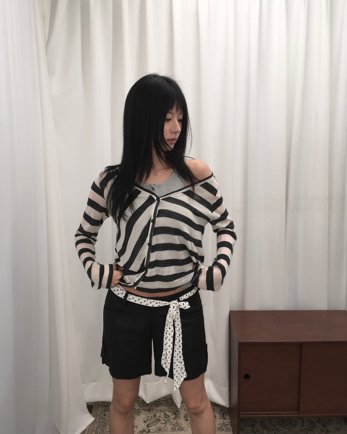 블랙 숏팬츠 상품이미지3