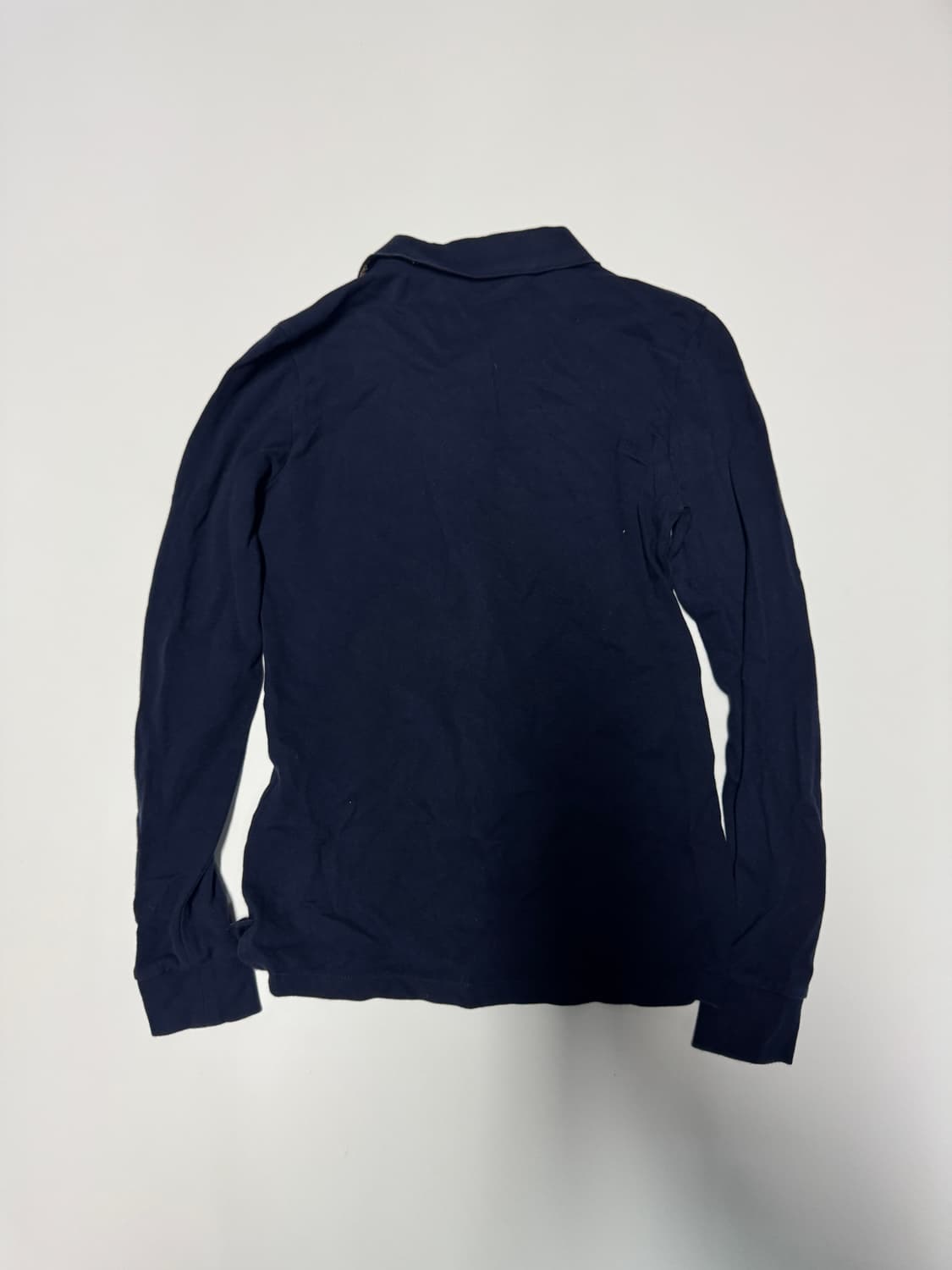 여성 빈폴 beanpole 방패 로고 긴팔 카라티 xS 네이비 상품이미지2