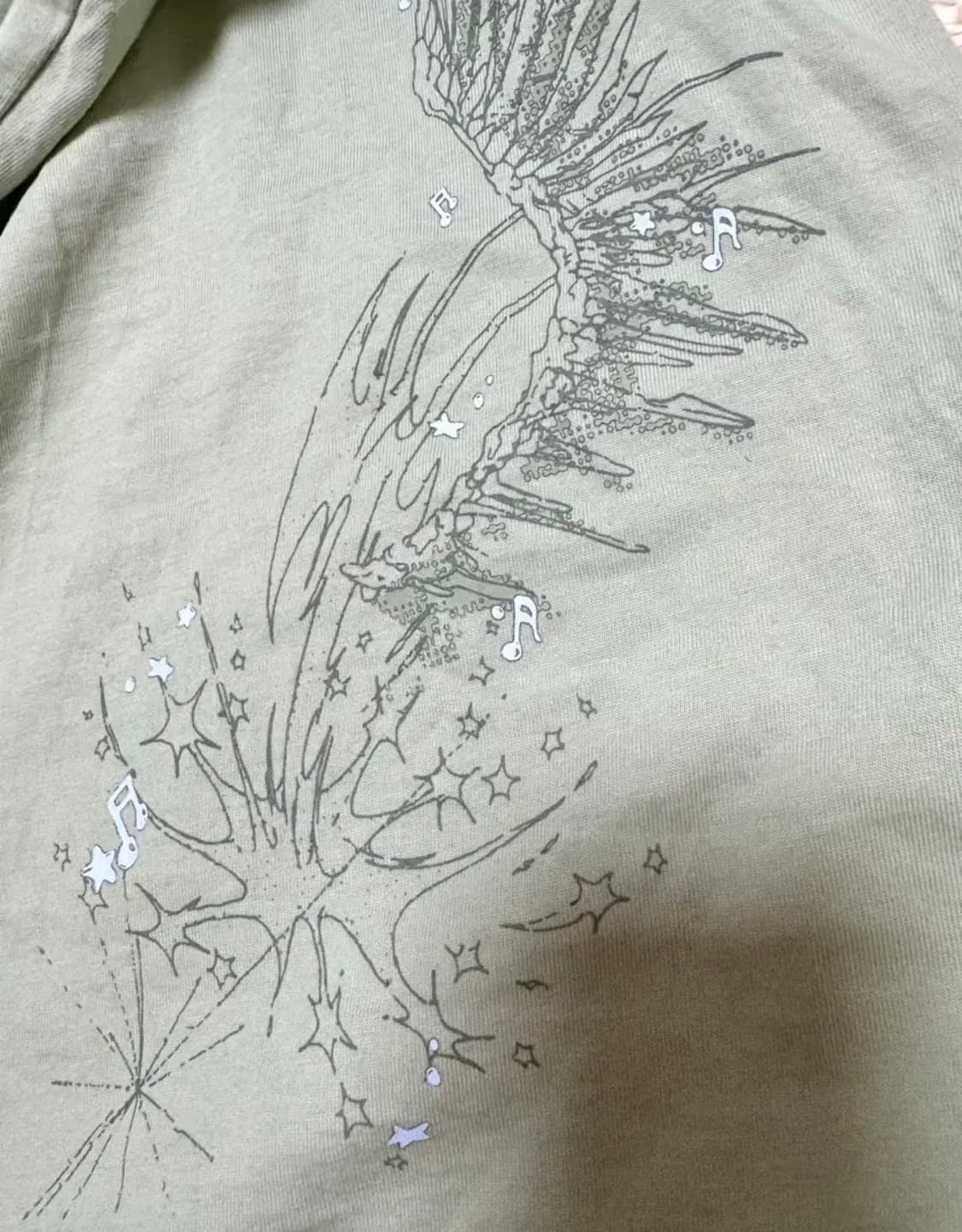 산산기어 엔시티위시 롱슬리브 라이트그린 2 사이즈 콜라보 코어 긴팔티셔츠 상품이미지4