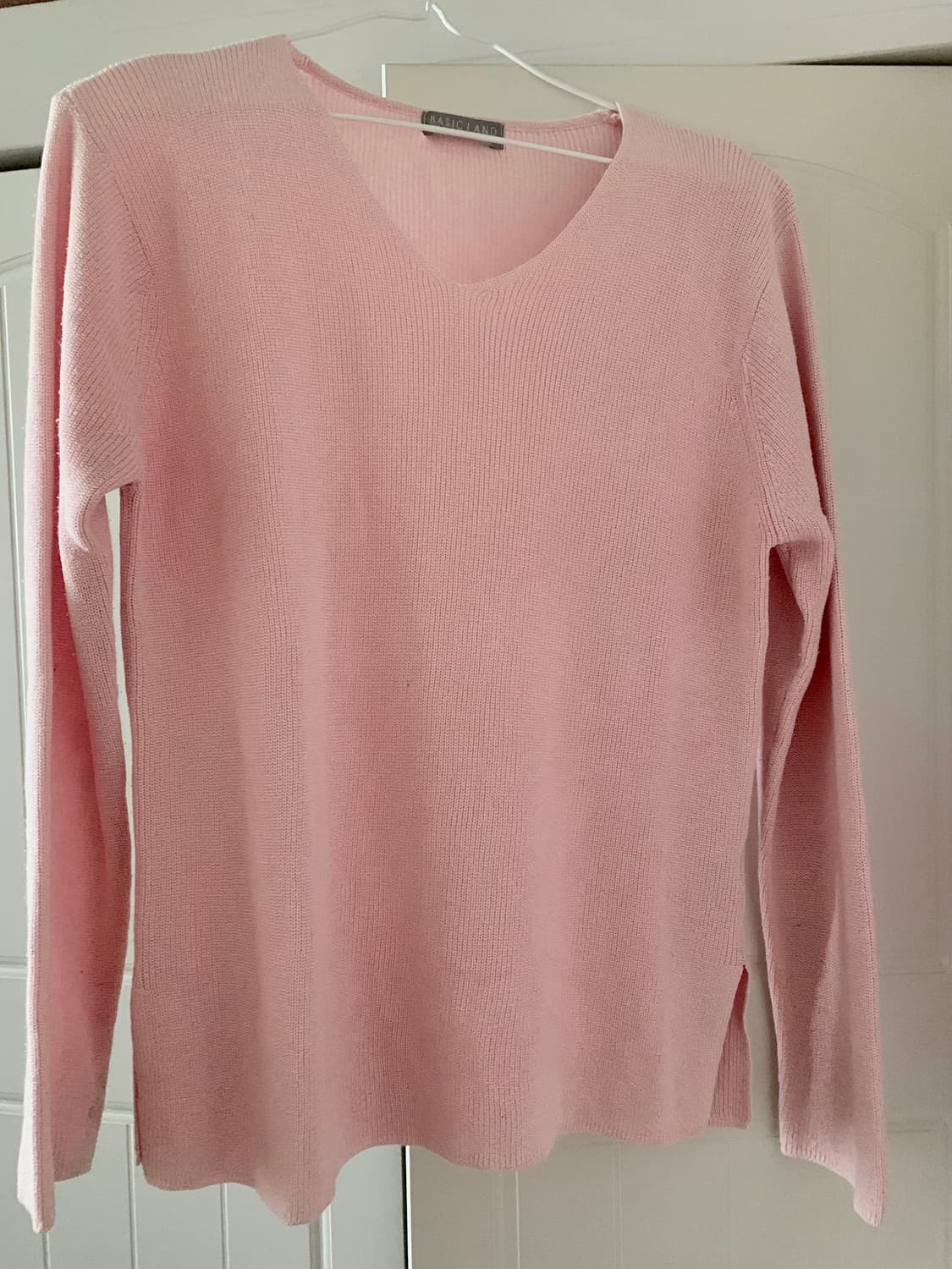 핑크 긴팔 니트 상품이미지1