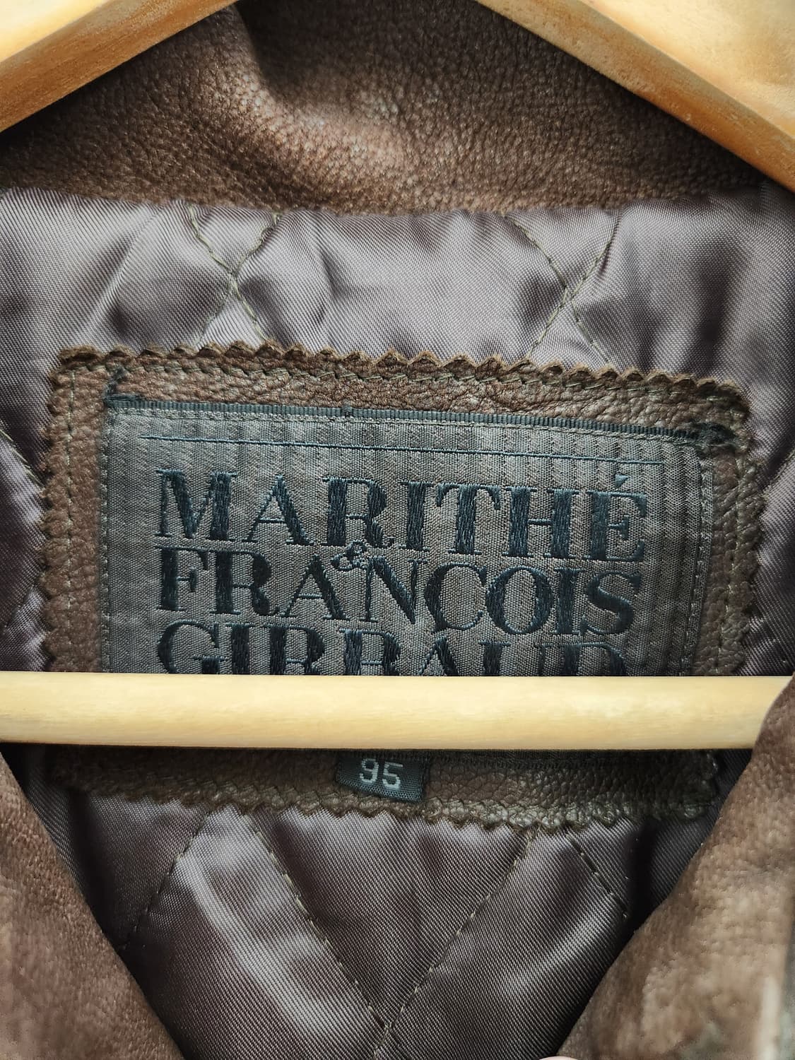 마리떼프랑소와저버 00s 빈티지 염소가죽 자켓 상품이미지4