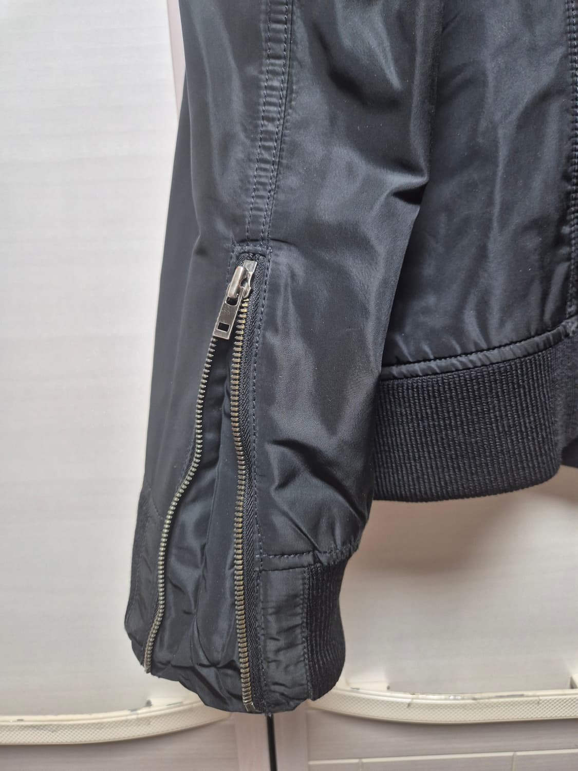 (정품) 타임 옴므 TIME 캐시미어 나일론 바이커 자켓 점퍼 105 상품이미지7