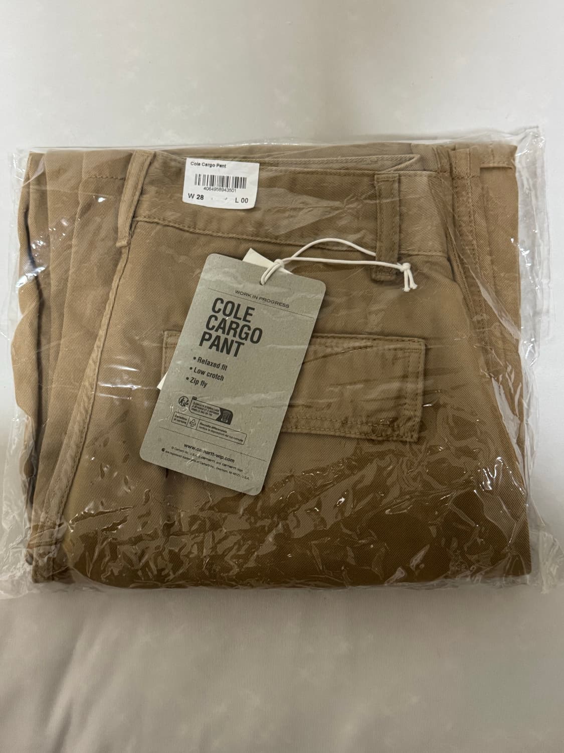 [28]칼하트 콜 카고 팬츠 모라가 피넛 상품이미지2