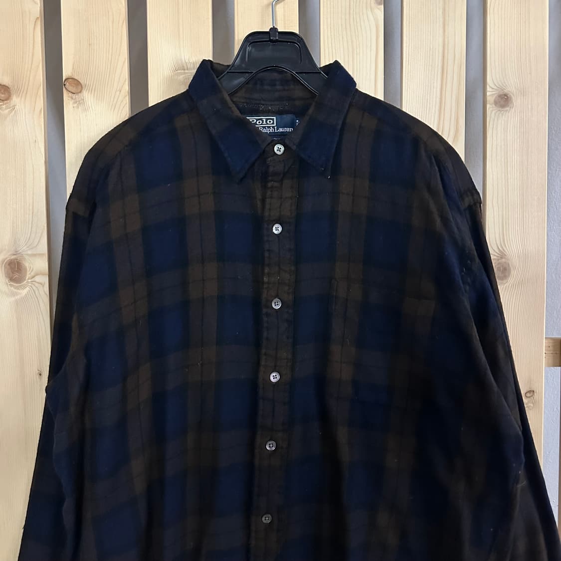 (XL) 폴로 랄프로렌 브라운 체크셔츠 상품이미지3