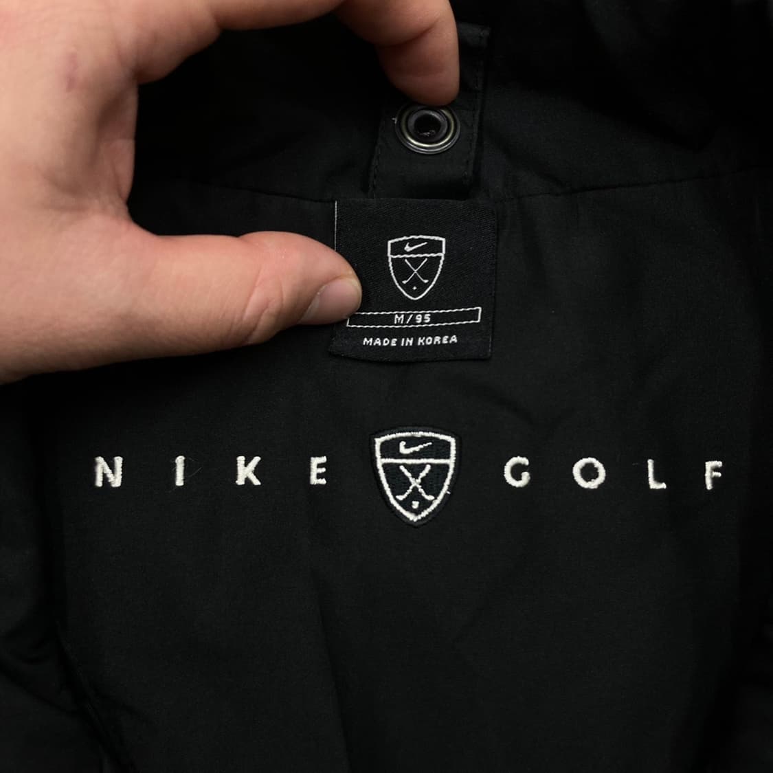 Nike 00,s 나이키 자수 스우시 블랙윈드점퍼  상품이미지3