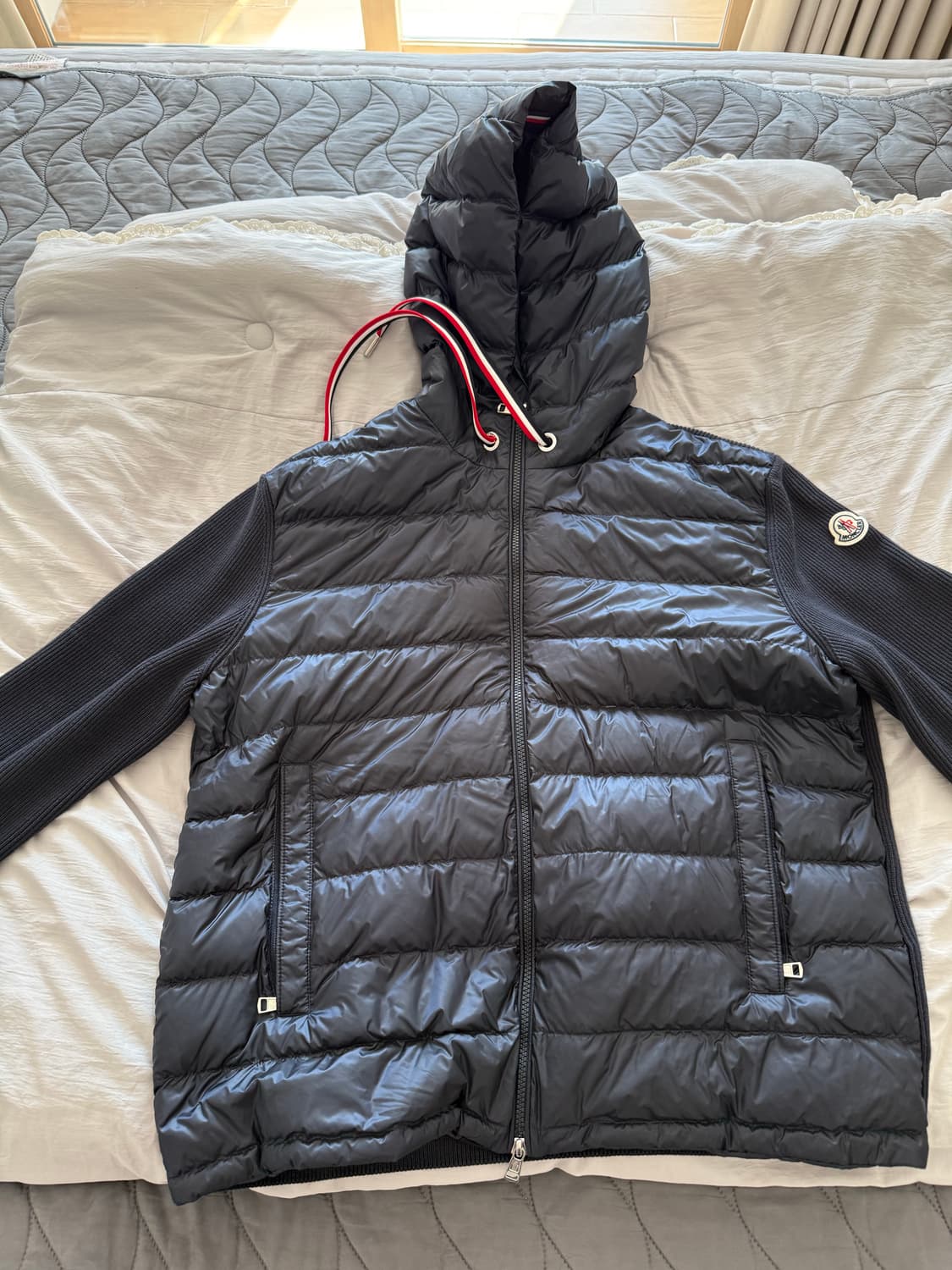 몽클레어 후드 니트집업XL 상품이미지1