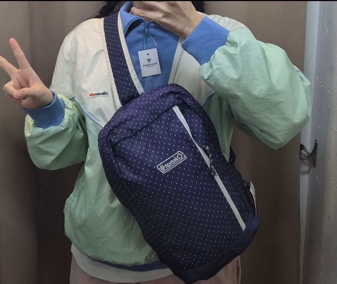 일본 빈티지 엘레쎄 바람막이 아노락 점퍼 M 상품이미지4