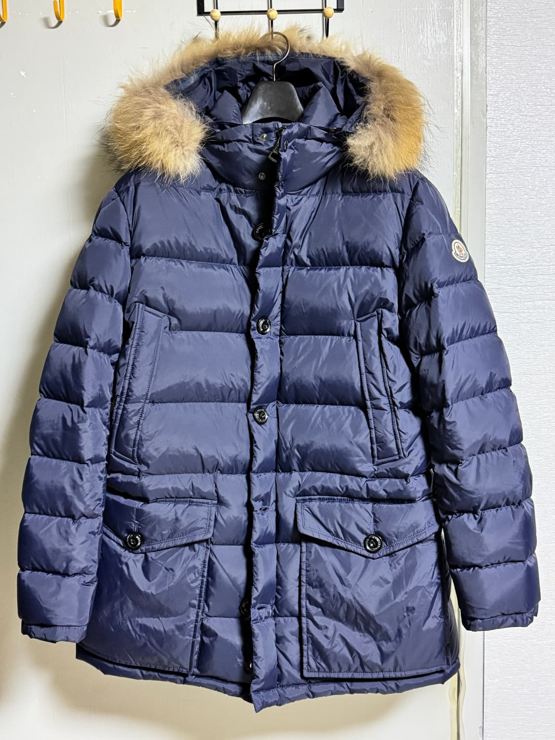 따뜻한 남성 패딩 네이비 95~100 상품이미지2