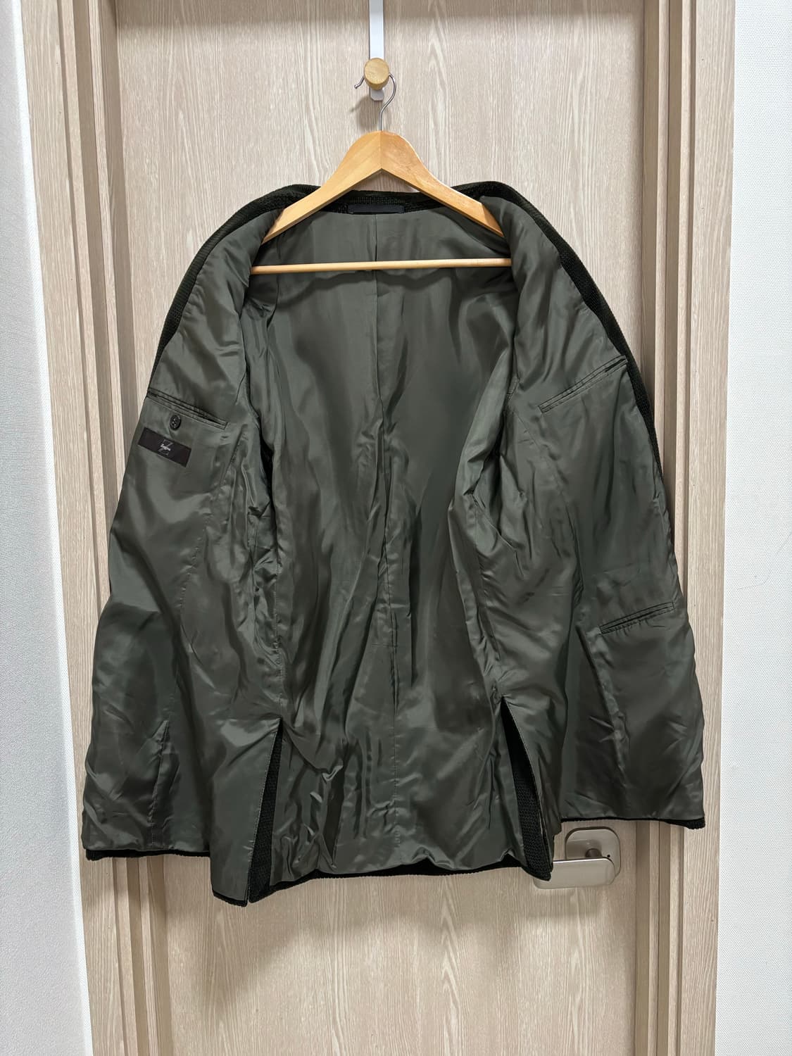 에르메네질도제냐 지제냐 코듀로이 자켓52R(105)/다크카키올리브 상품이미지4