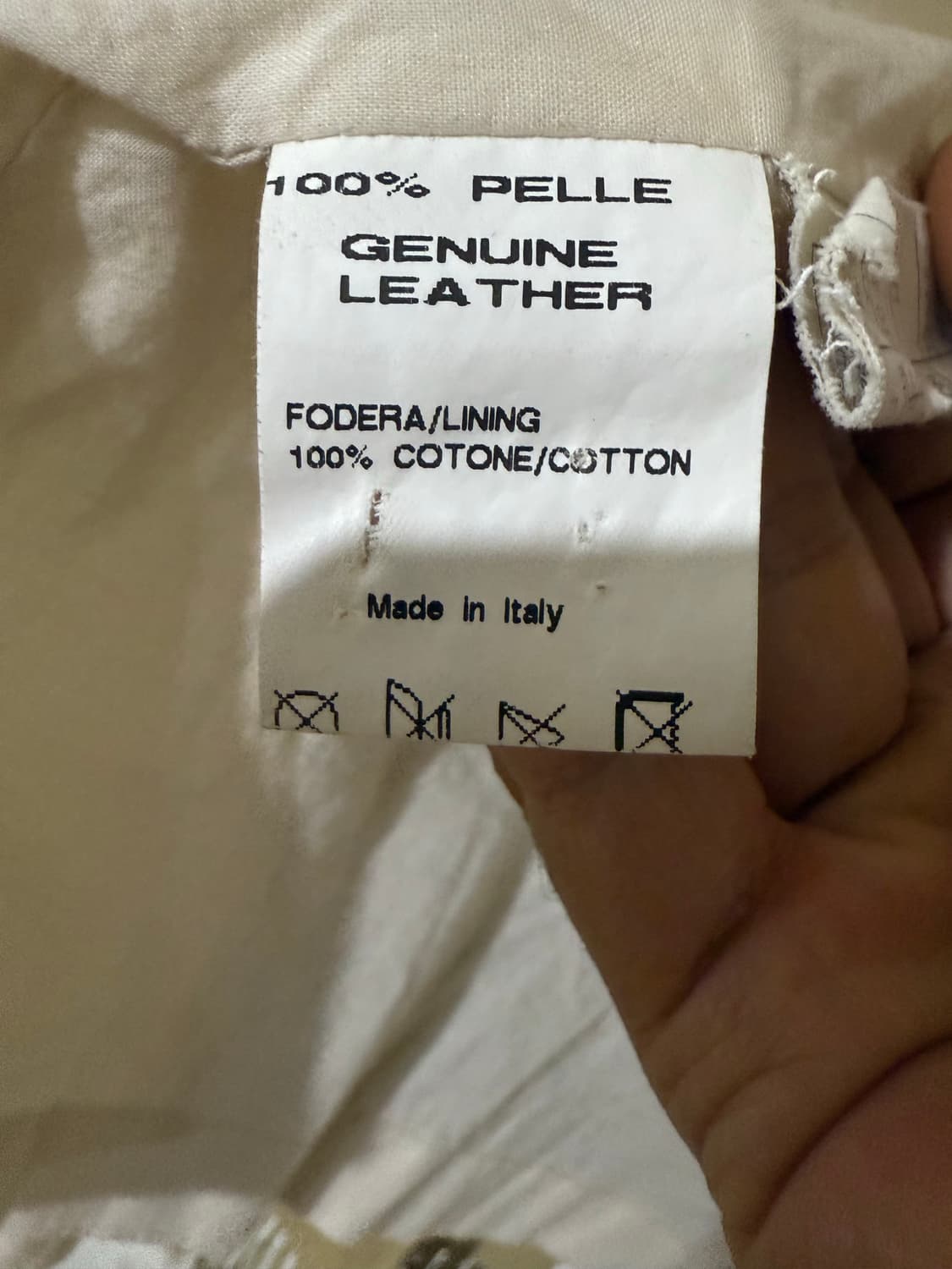 SANTACROCE 3 버튼  프린즈레더 자켓 상품이미지6