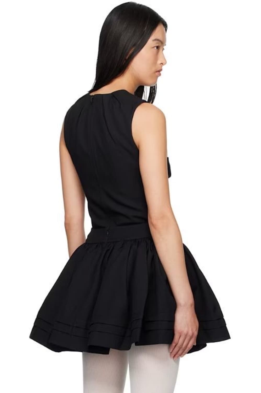 슈슈통 플리츠 디테일 슬리브리스 상품이미지2